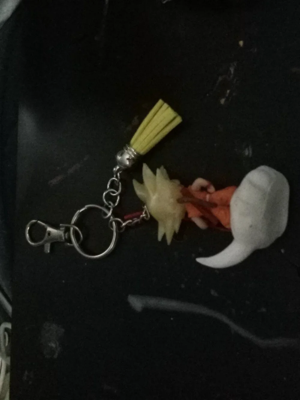 Dragon Ball Super Saiyan Kid Goku Bag Charm Keychain